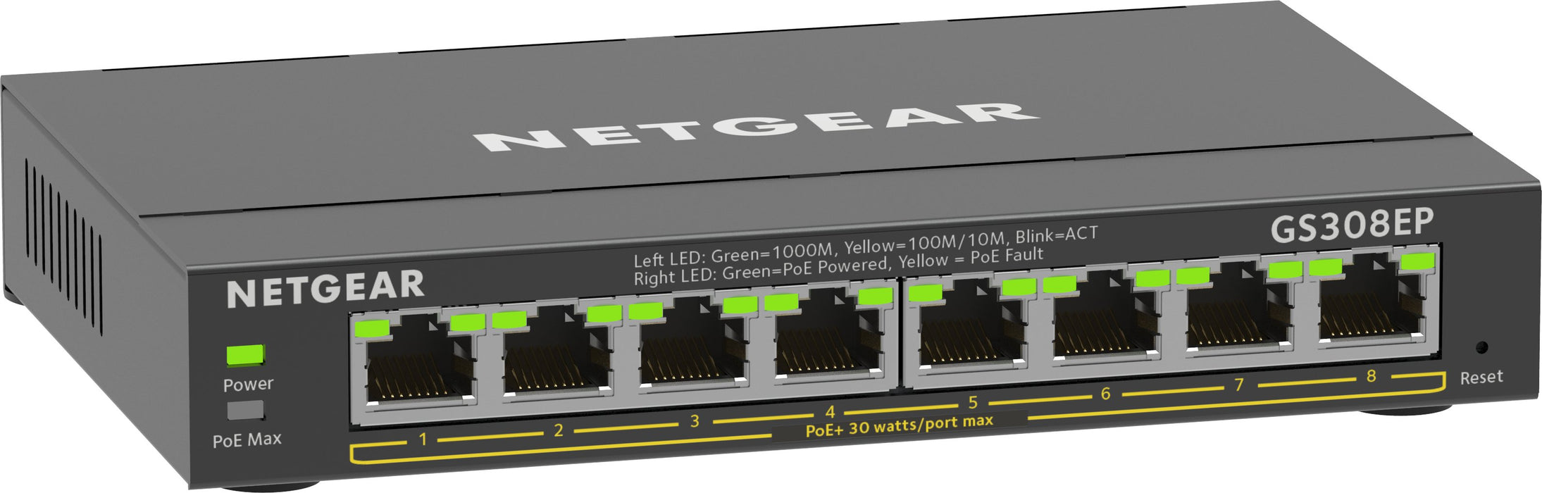 EAN 0606449153040 - NETGEAR 8-Port Gigabit Ethernet PoE+ Plus Switch (GS308EP) Gestionado L2/L3 Gigabit Ethernet (10/100/1000 imagen 3