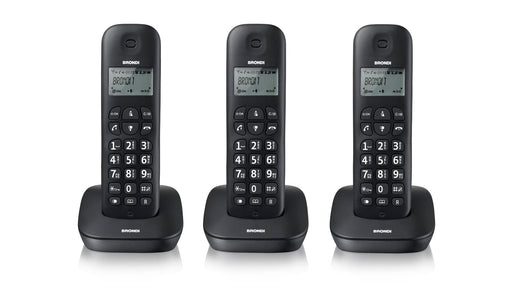 EAN 8015908740905 - Brondi Gala Trio Teléfono DECT Identificador de llamadas Negro imagen 1
