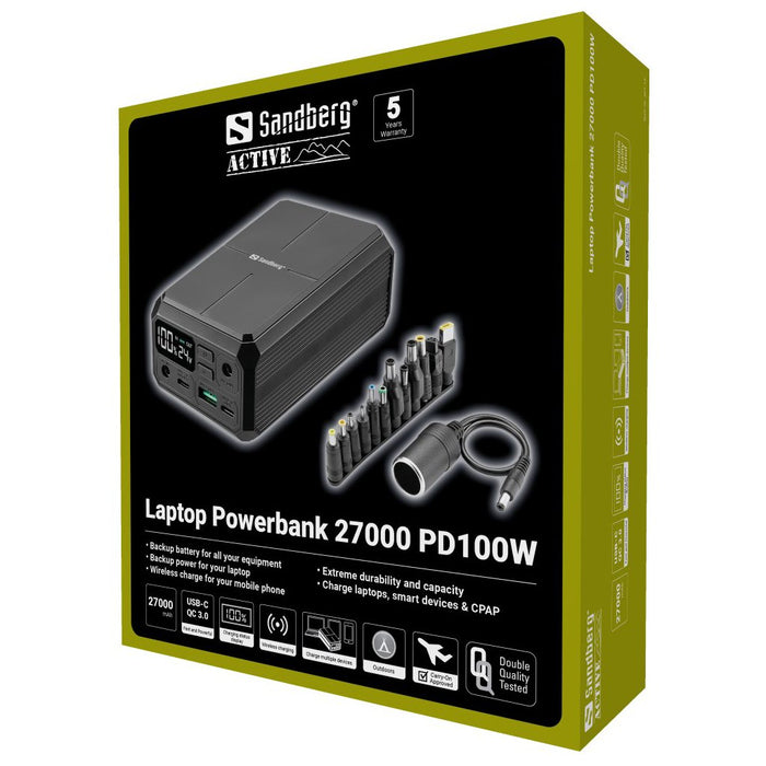 EAN 5705730421136 - Sandberg Laptop Powerbank 27000 PD100W imagen 7
