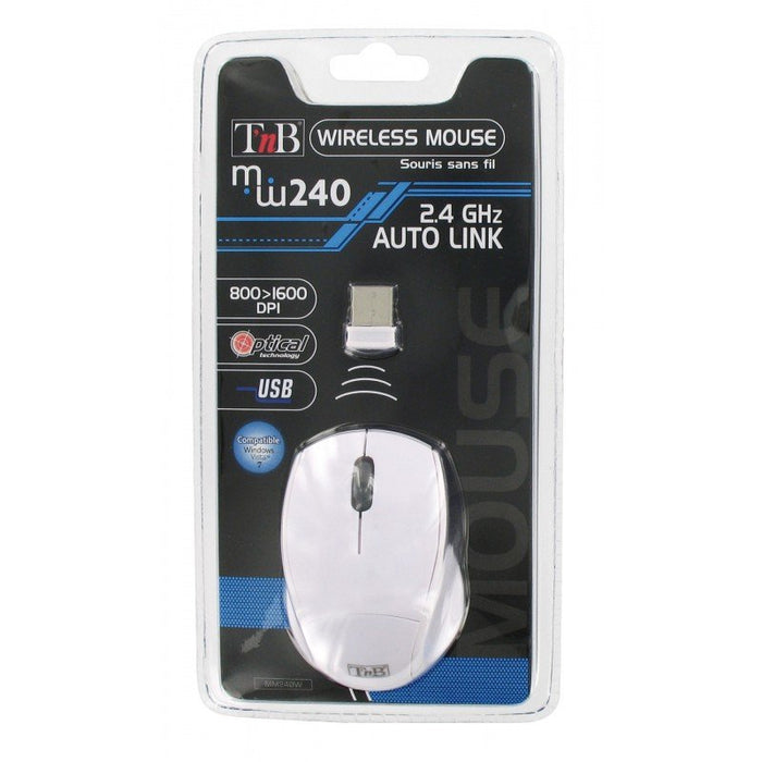 EAN 3303170044322 - T'nB MM240 ratón Oficina RF inalámbrico Óptico 1600 DPI imagen 1