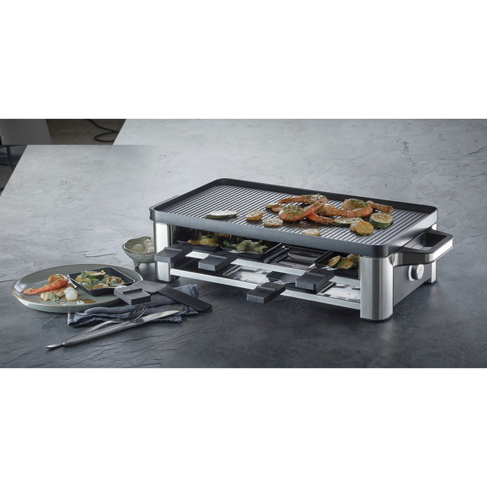 EAN 4211129116497 - WMF Lono 0415040011 parrilla de interior 8 personas(s) 1500 W Negro, Cromo imagen 6