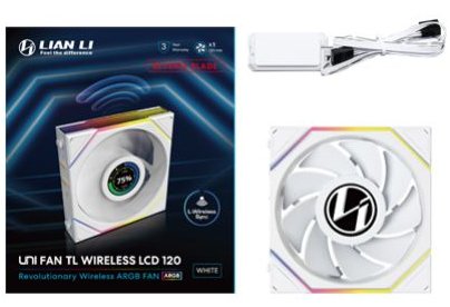 EAN 4718466017307 - Lian Li Uni Fan TL120 LCD Reverse Blade Wireless Carcasa del ordenador Ventilador 12 cm Blanco 1 pieza(s) imagen 5