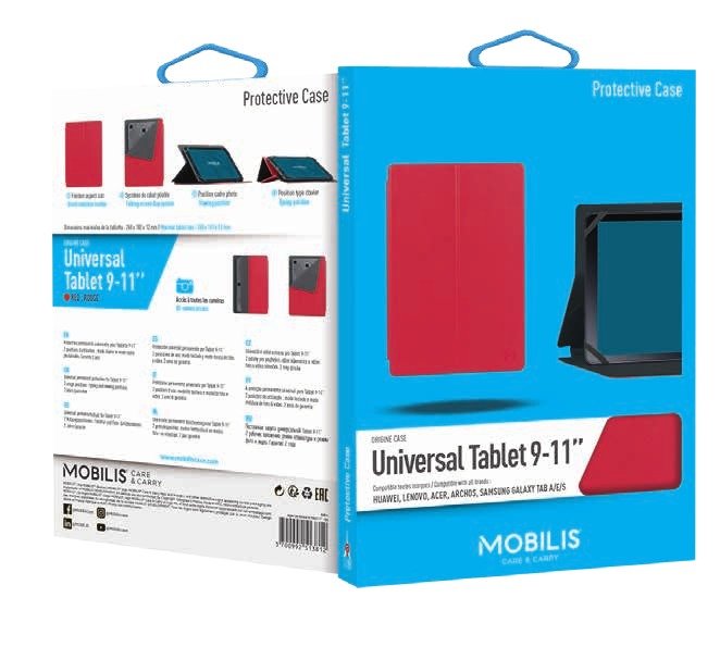 EAN 3700992513812 - Mobilis 048016 funda para tablet 27,9 cm (11") Folio Rojo imagen 10