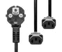 EAN 5712505147658 - Microconnect PE011330 cable de transmisión Negro 3 m Acoplador C13 2 x imagen 3