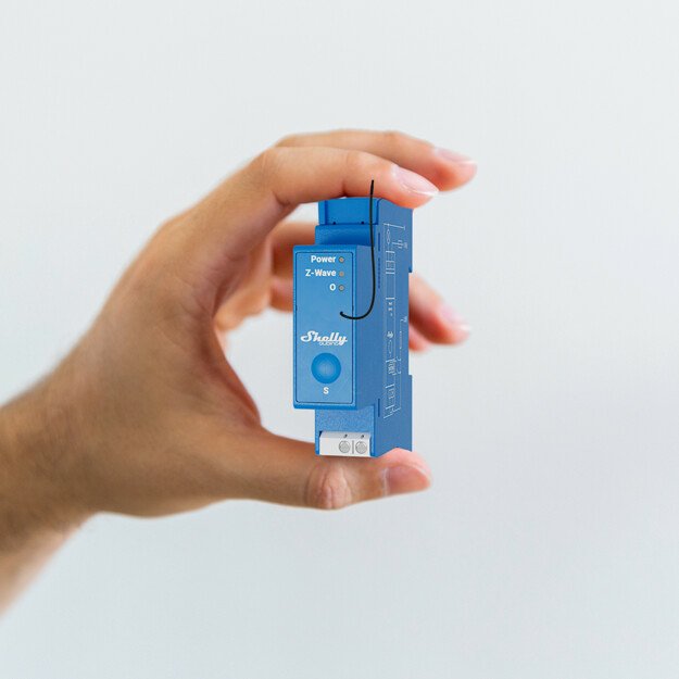 EAN 3800235269091 - Shelly Qubino Wave Pro 1 alimentación del relé Azul imagen 3