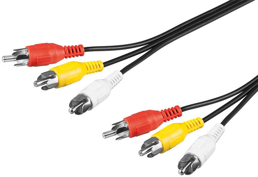 EAN 4040849503825 - Goobay 50382 cable de audio 3 m 3 x RCA Rojo, Blanco, Amarillo imagen 1