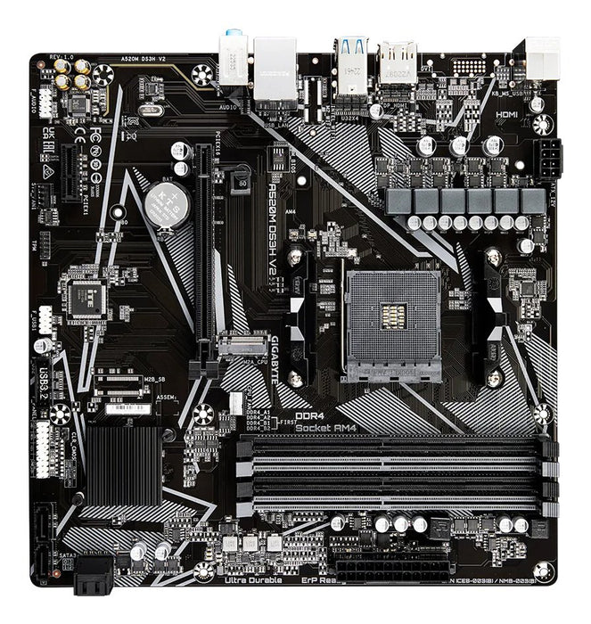 EAN 4719331854690 - GIGABYTE A520M DS3H V2 placa base Zócalo AM4 micro ATX imagen 2