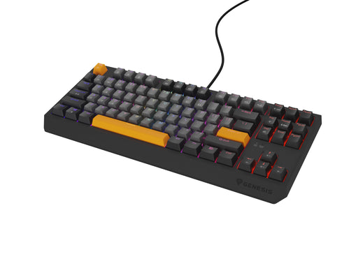 EAN 5901969443325 - GENESIS Thor 230 TKL teclado Juego USB + RF Wireless + Bluetooth QWERTY Negro, Gris, Naranja imagen 1