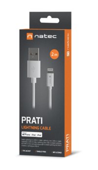 EAN 5901969444308 - NATEC NKA-2149 cable de conector Lightning 2 m Blanco imagen 3