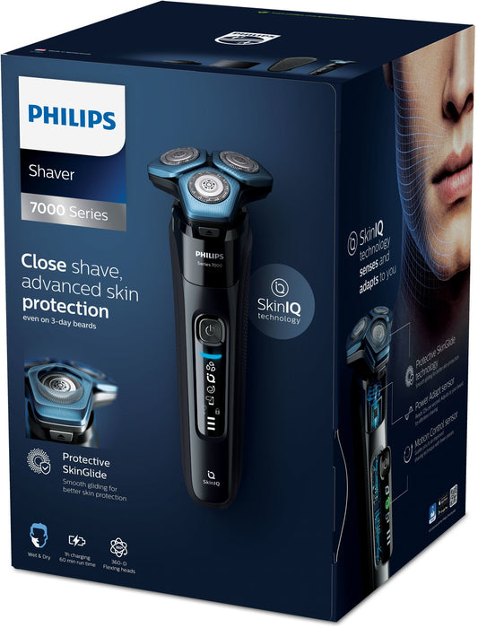 EAN 8710103940098 - Philips SHAVER Series 7000 S7783/55 afeitadora Máquina de afeitar de rotación Recortadora Negro imagen 4