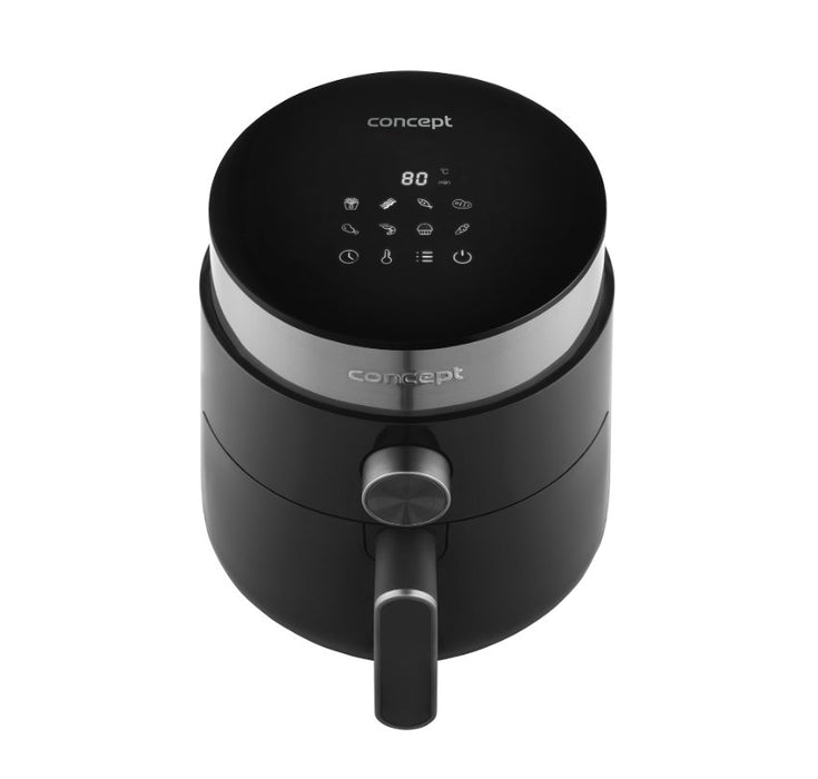 EAN 8595631034484 - Concept FR2500 freidora Sencillo 2,5 L 1200 W Freidora de aire caliente Negro imagen 9