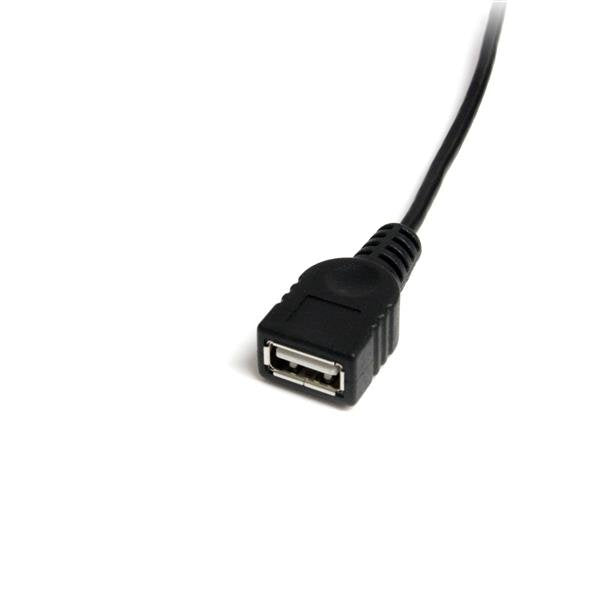 EAN 0065030842907 - StarTech.com USBMUSBFM1 cable USB 0,3 m Mini-USB B Negro imagen 3