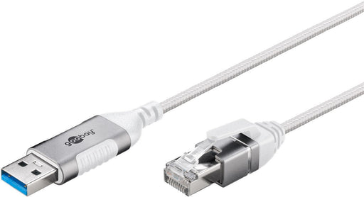 EAN 4040849743818 - Goobay 74381 cambiador de género para cable USB 3.0 type A RJ45 Blanco imagen 3