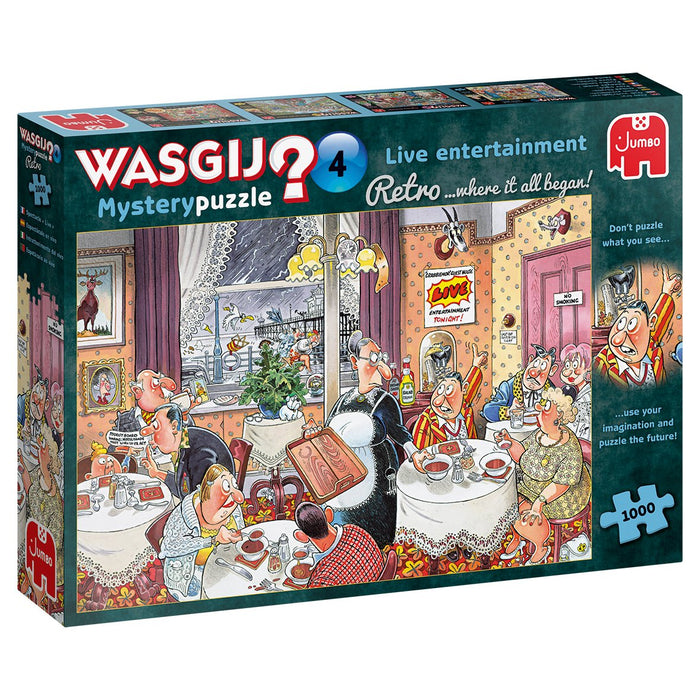 EAN 8710126191774 - Wasgij Retro Mystery 4 1000pcs Puzzle rompecabezas 1000 pieza(s) Cómics imagen 1