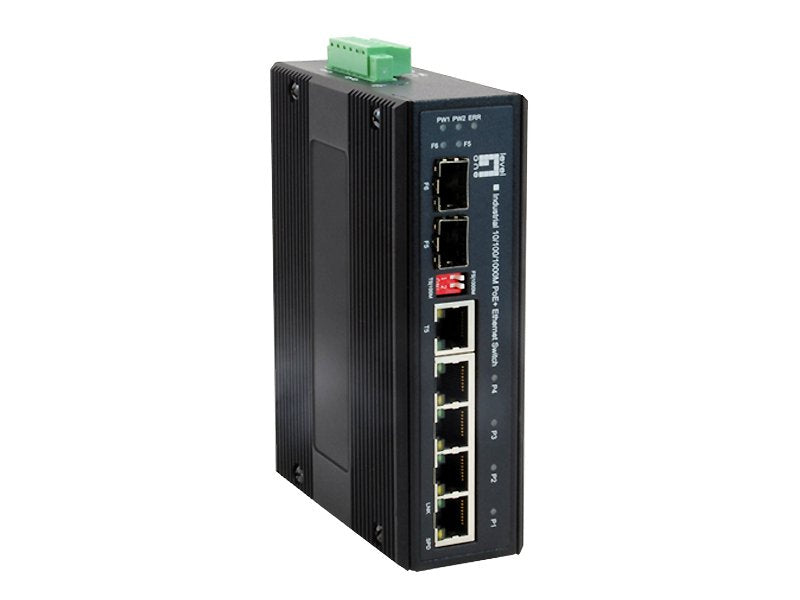 EAN 4015867188507 - LevelOne IES-0610 switch Gigabit Ethernet (10/100/1000) Energía sobre Ethernet (PoE) Negro imagen 1