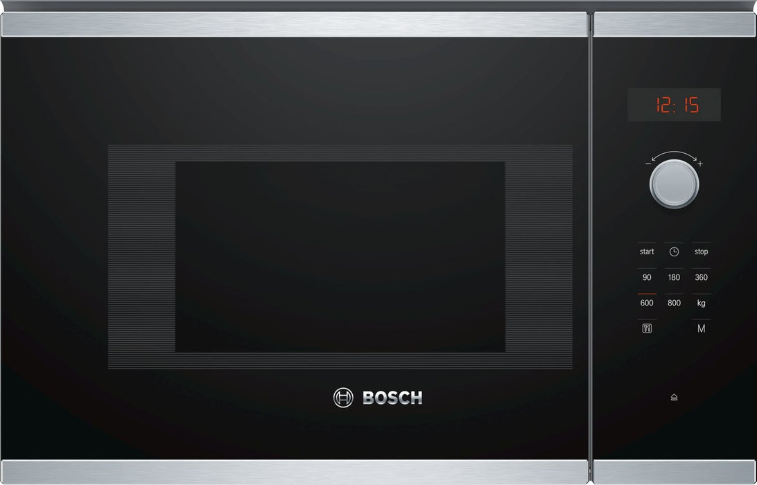 EAN 4242005038855 - Bosch Serie 4 BFL523MS0 microondas Negro, Acero inoxidable Solo microondas Integrado 20 L 800 W imagen 1