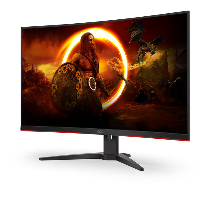 EAN 4038986117395 - AOC G2 C32G2ZE/BK pantalla para PC 80 cm (31.5") 1920 x 1080 Pixeles Full HD LED Negro, Rojo imagen 4