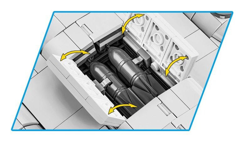 EAN 5902251057503 - COBI Boeing B-17G Flying Fortress imagen 6