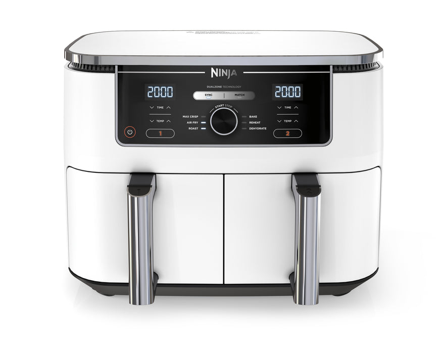 EAN 0622356261180 - Ninja AF400EU Doble 9,5 L Independiente 2470 W Freidora de aire caliente Blanco imagen 1