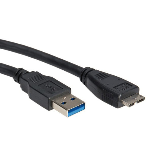 EAN 7611990125456 - ROLINE 11.02.8873 cable USB USB 3.2 Gen 1 (3.1 Gen 1) 0,8 m USB A Micro-USB B Negro imagen 2