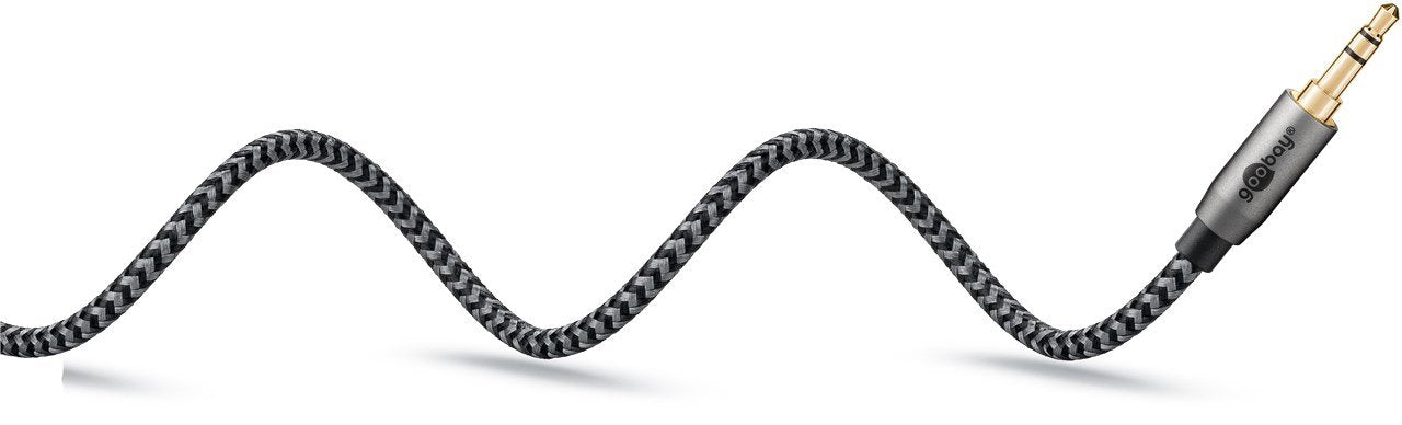 EAN 4040849652745 - Goobay 65274 cable de audio 2 m 3,5mm TRS Negro, Plata imagen 5