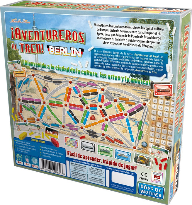 EAN 0824968208656 - Asmodee DW720865 juego de tablero ¡Aventureros al Tren! Berlín Juego de mesa Estrategia imagen 5