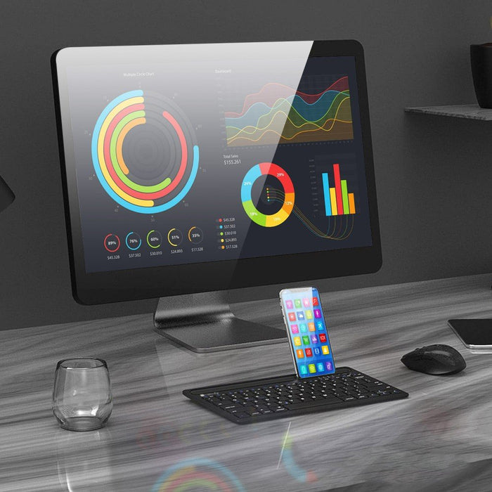 EAN 8059018367898 - Techly ICTBK102U teclado Universal Bluetooth QWERTY Inglés Negro imagen 10