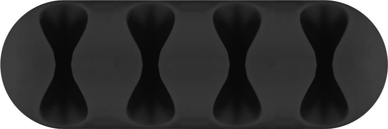 EAN 4040849704062 - Goobay 70406 organizador de cables Universal Soporte para cables Negro 2 pieza(s) imagen 3