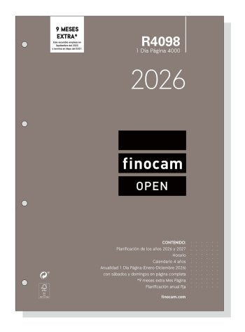 EAN 8422952401933 - Finocam 711650026 agenda Agenda diaria Beige imagen 1