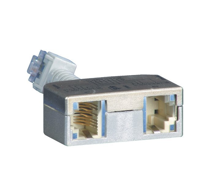 EAN 4250184102106 - BTR NETCOM pnp 2 divisor de red Plata imagen 1