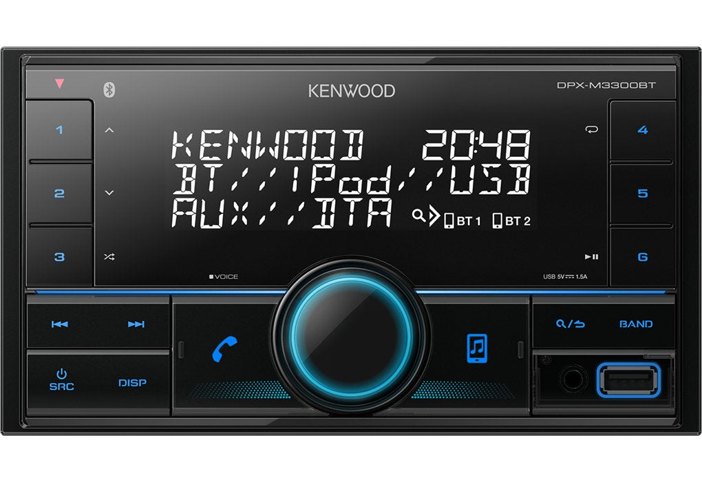 EAN 0019048234063 - Kenwood DPX-M3300BT receptor multimedia para coche Negro 200 W Bluetooth imagen 1