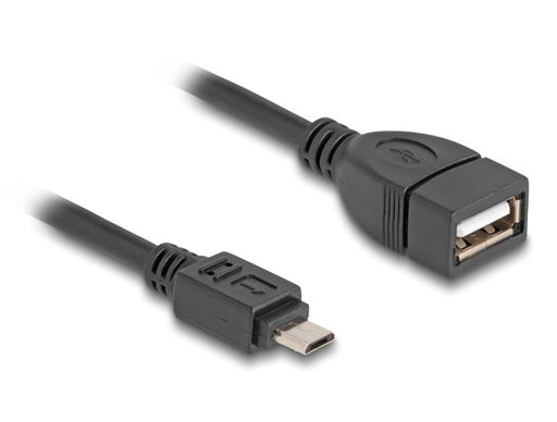EAN 4043619830183 - DeLOCK 83018 cable USB USB 2.0 0,11 m Micro-USB B USB A Negro imagen 1