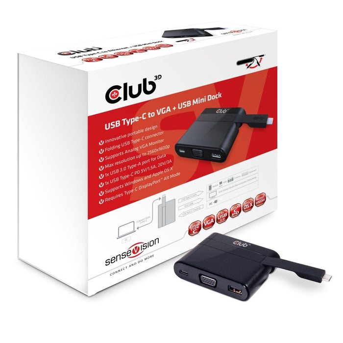 EAN 5706998781116 - CLUB3D CSV-1532 base para portátil y replicador de puertos Alámbrico USB 3.2 Gen 1 (3.1 Gen 1) Type-C Neg imagen 1