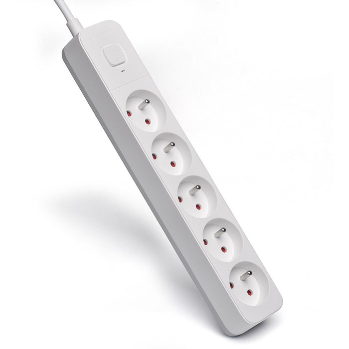 EAN 5901986047858 - Savio Power strip 5 sockets 5m white LZ-10 5 salidas AC Tipo C Blanco imagen 4