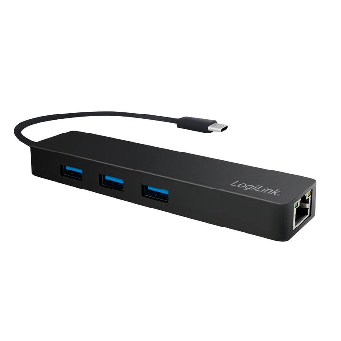 EAN 4052792048681 - LogiLink UA0313 base para portátil y replicador de puertos USB 3.2 Gen 1 (3.1 Gen 1) Type-C Negro imagen 1