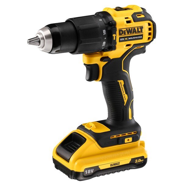 EAN 5035048721889 - DeWALT DCD709D2T-QW taladro 1650 RPM 1,6 kg Negro, Amarillo imagen 1