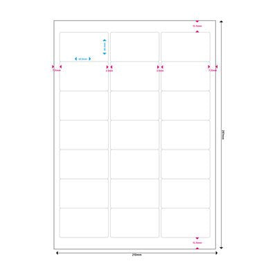 EAN 4260459612834 - MediaRange MRINK148 etiqueta autoadhesiva Permanente Blanco 1050 pieza(s) imagen 2