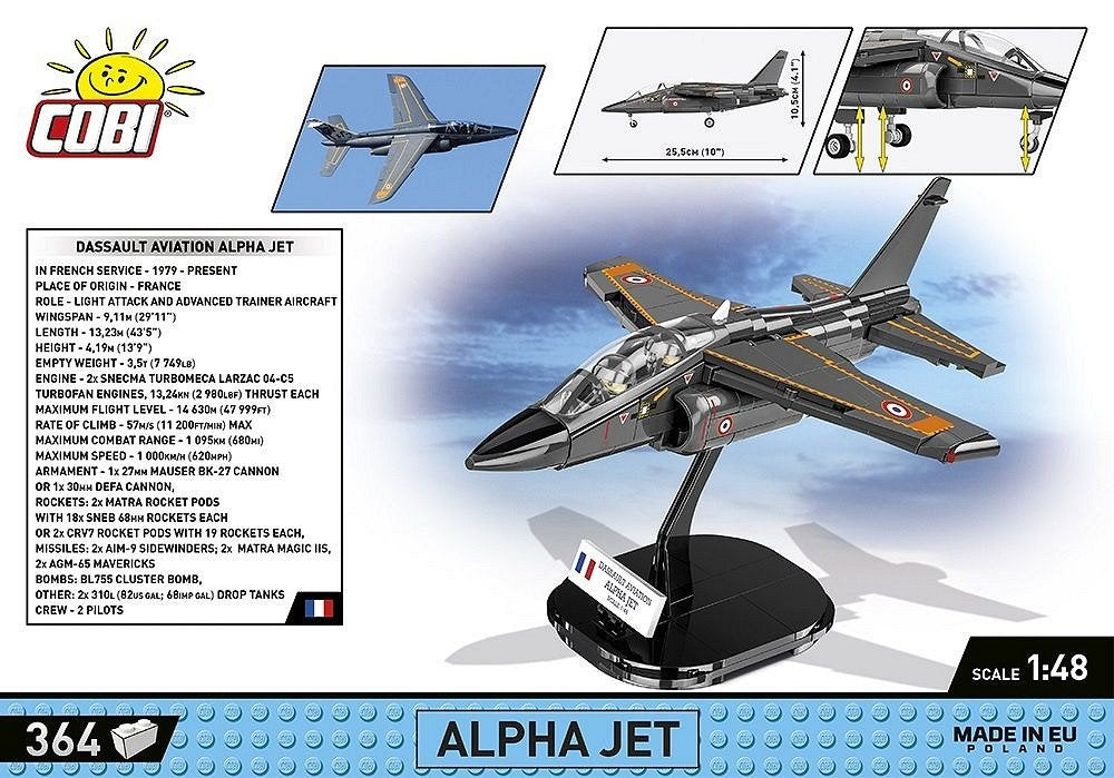 EAN 5902251058425 - COBI Alpha Jet imagen 4