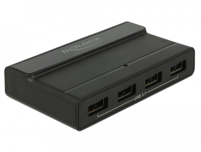 EAN 4043619640539 - DeLOCK 64053 hub de interfaz USB 3.2 Gen 2 (3.1 Gen 2) Type-C 10000 Mbit/s Negro imagen 1