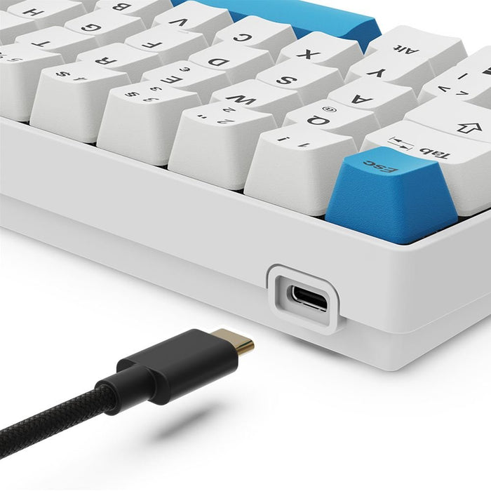 EAN 4044951041947 - Sharkoon SGK50 S4 teclado Hogar USB QWERTZ Alemán Blanco imagen 6