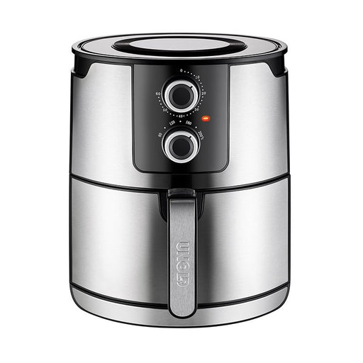 EAN 4011689586552 - Unold 58655 freidora Doble 5 L 1400 W Freidora de aire caliente Negro, Acero inoxidable imagen 1