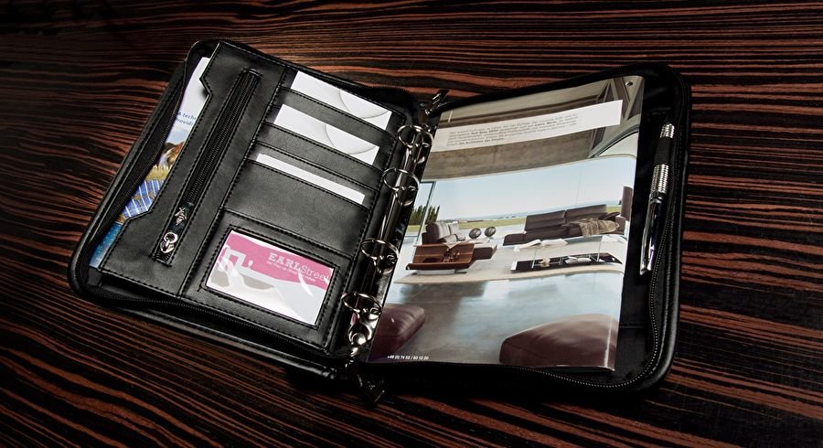 EAN 4003801794648 - Wedo 58 5101 organizador personal Cuero, Nylon Negro imagen 5