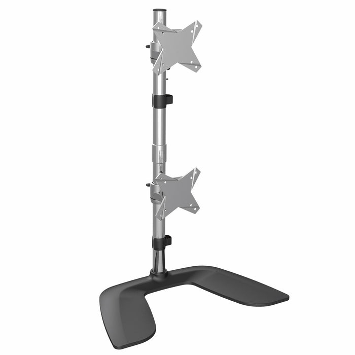 EAN 0065030879897 - StarTech.com ARMDUOVS soporte para monitor 68,6 cm (27") Escritorio Negro, Plata imagen 1