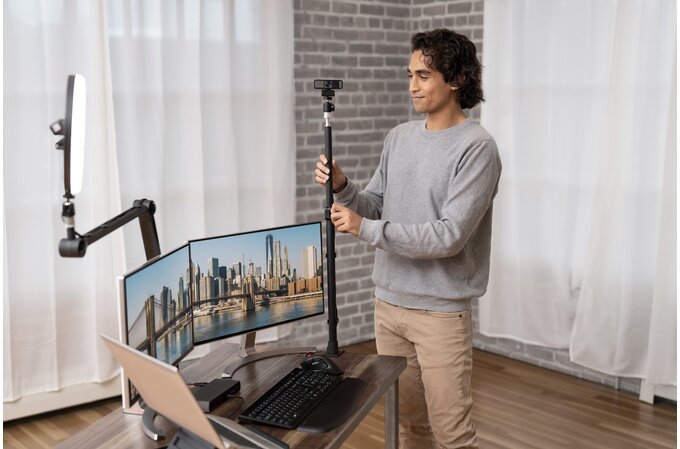 EAN 0085896876526 - Kensington A1020 Boom Arm Soporte de brazo para micrófono imagen 11