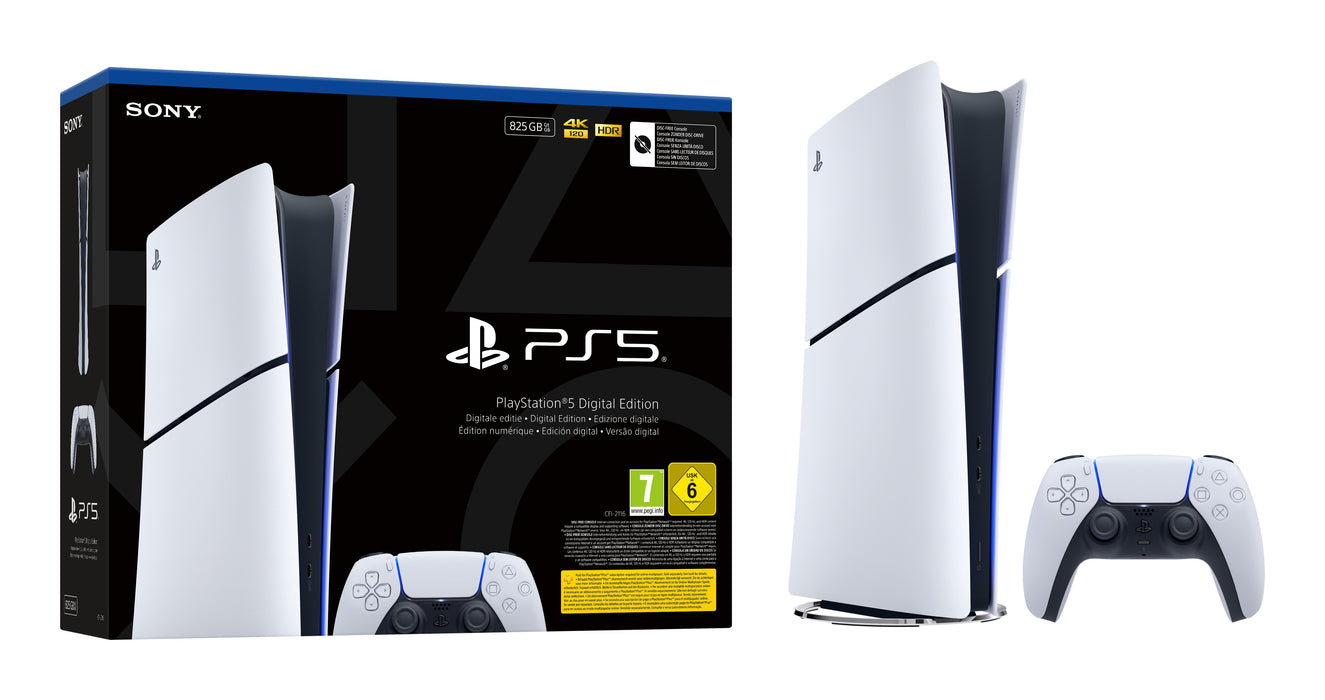 EAN 711719020844 - Sony PlayStation 5 Digital E Chassis (Slim) 825 GB Wifi Negro, Blanco imagen 1