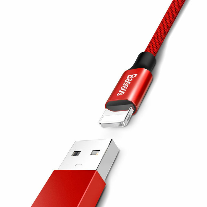 EAN 6953156253001 - Baseus 6953156253001 cable de teléfono móvil Rojo 1,2 m USB A Lightning imagen 2