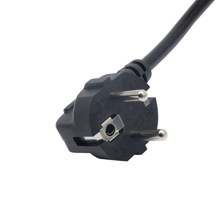 EAN 5901720134523 - Akyga Cable power AK-NB-08A Hybrid standard C/E/F CEE 7/7 - Euro 3-Pin C5 IEC - Kabel - 1 m Negro CEE7/7  imagen 3