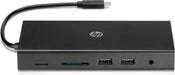EAN 0195122255237 - HP Travel USB-C Multi Port Hub Alámbrico USB 3.2 Gen 1 (3.1 Gen 1) Type-C Negro imagen 1