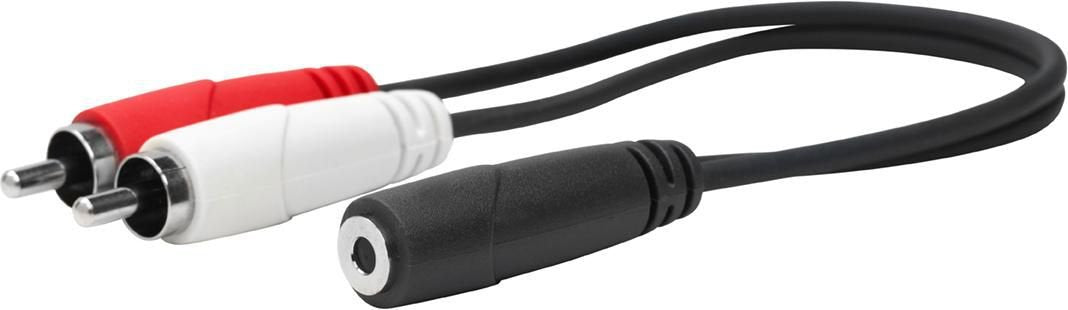 EAN 5706998906953 - Vivolink PROMJFRCAM0.2 cable de audio 0,2 m 3,5mm 2 x RCA Negro imagen 1