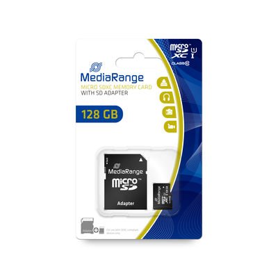 EAN 4260459613633 - MediaRange MR945 memoria flash 128 GB MicroSDXC UHS-I Clase 10 imagen 1